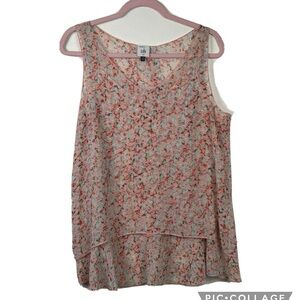 Cabi  Multicolor Sleeveless Blouse Top Size Medium